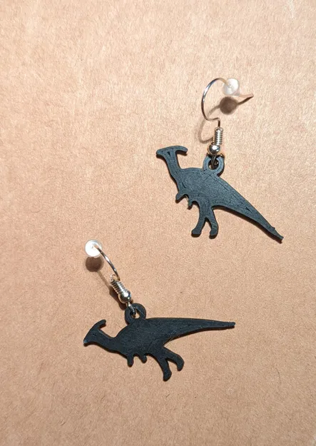pendant/earrings parasaurolophus - Image 1