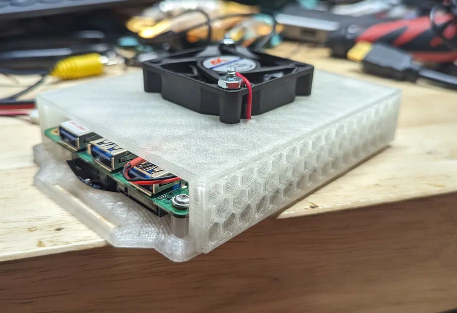 Hackboard 2 case with fan mount - Image 1