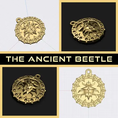 Mặt Dây Chuyền Bọ Cổ Đại | Con Bọ Của Phép Thuật