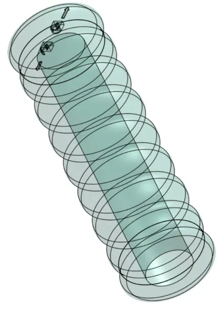 Tay nắm có lỗ 1/2 inch - Image 2