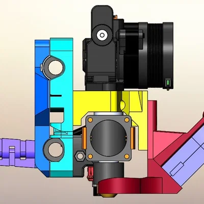 Bộ phận Extruder cho Prusa MK3 với E3D Revo Micro và Orbiter 2.0