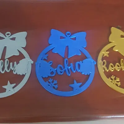 Móc Trang Trí Giáng Sinh Có Tên