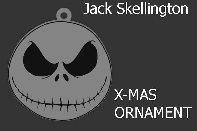 Móc chìa khóa / Đồ trang trí Jack Skellington - The Nightmare Before Christmas - Image 1