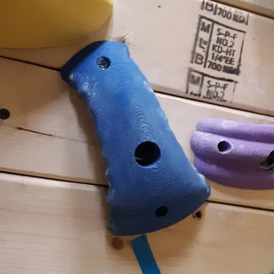 Móc Leo Núi "Blue Forged Jug Pinch"