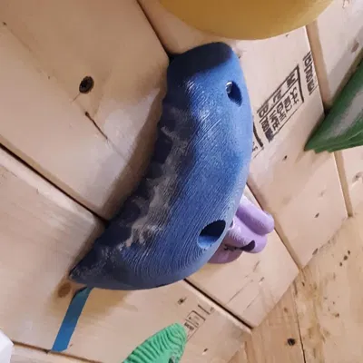 Móc Leo Núi "Blue Forged Jug Pinch"