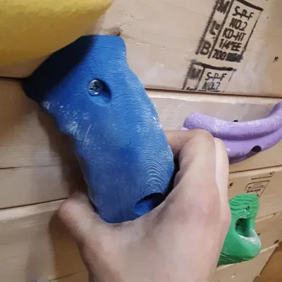 Móc Leo Núi "Blue Forged Jug Pinch"