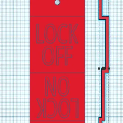 Khóa Công Tắc Decora Vị Trí TẮT-BẬT