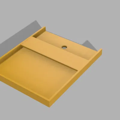 Z Level Paper Holder For Enclosure