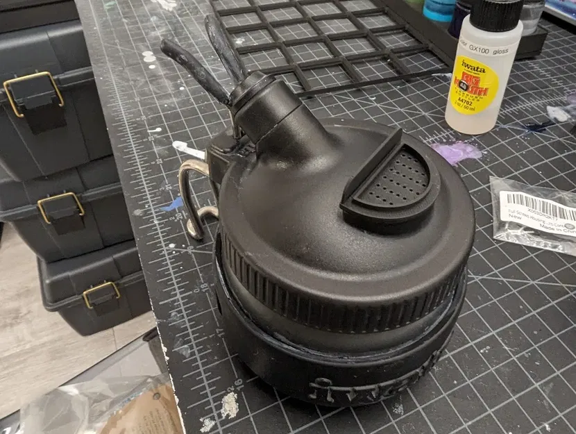 Giá đỡ bộ lọc bình sơn airbrush - Vừa Iwata CL300 và các loại tương tự - Image 1