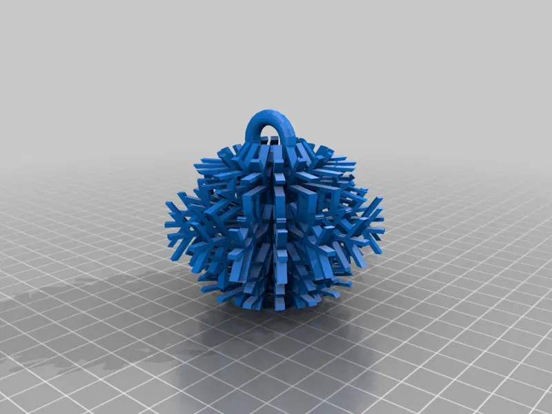 Vòng Trang Trí Giáng Sinh Hình Bông Tuyết - Image 1