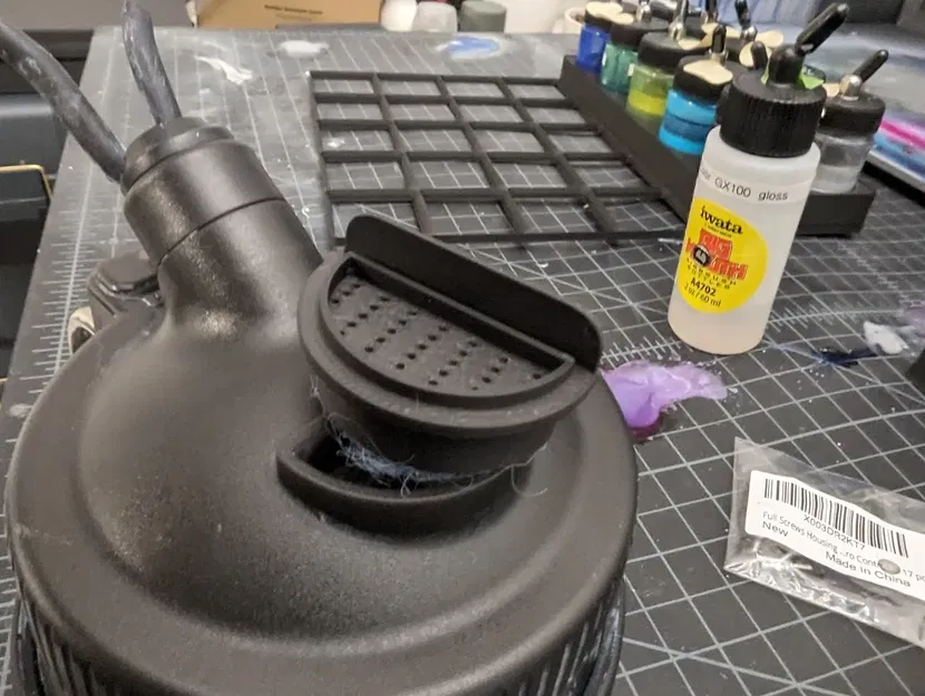 Giá đỡ bộ lọc bình sơn airbrush - Vừa Iwata CL300 và các loại tương tự - Image 2