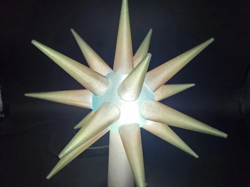 Đồ trang trí đỉnh cây thông Noel có đèn - Image 3