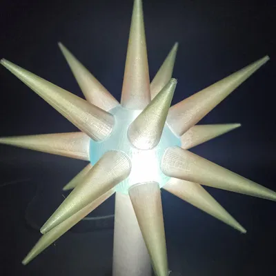 Đồ trang trí đỉnh cây thông Noel có đèn