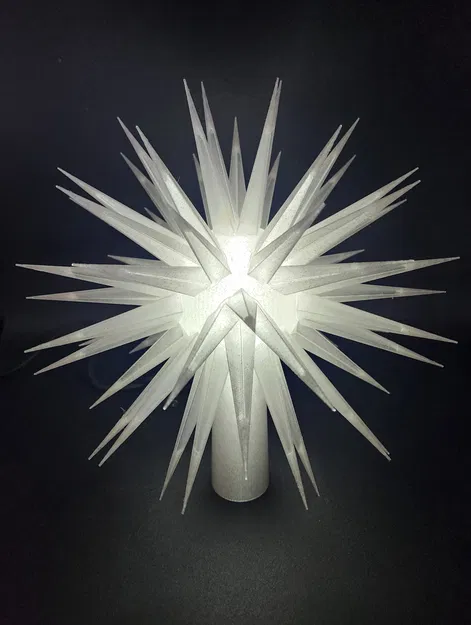 Đồ trang trí đỉnh cây thông Noel có đèn - Image 4