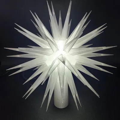 Đồ trang trí đỉnh cây thông Noel có đèn