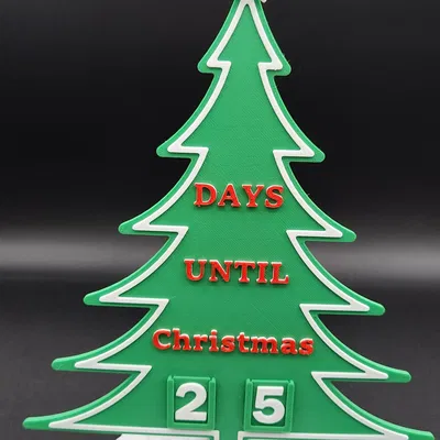 Lịch Đếm Ngược Hình Cây Thông Noel