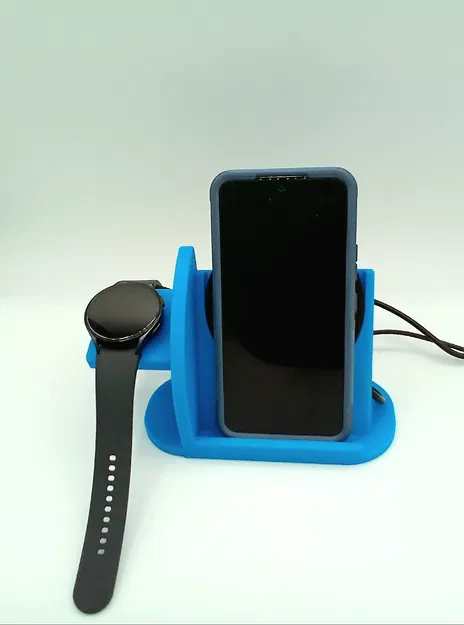 Phone charger stand with galaxy watch attachment - Image 1