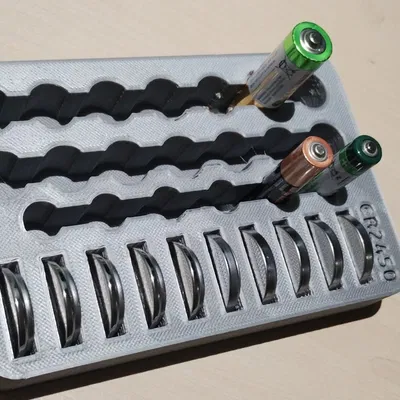 Chân đế Pin CR2450, AA, AAA