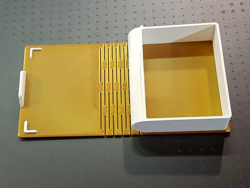 book box christmas tree ornament with living hinge and small storage - Image 2