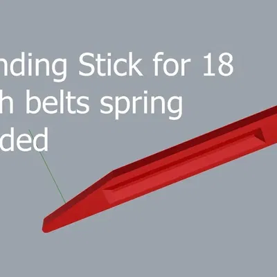 Sanding Stick using 1/2" x18" Belts