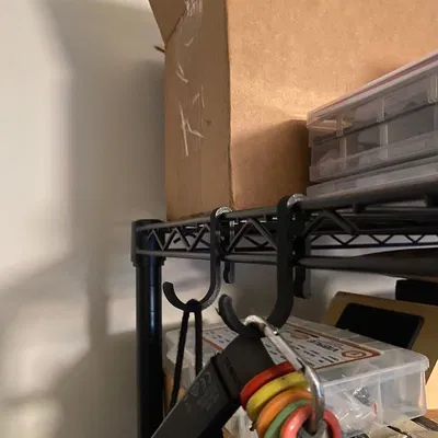 Móc J Treo Kệ Sắt Để Đồ