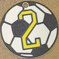 Soccer Ball Earrings/Keychain/Pendant - Thumbnail 4