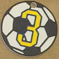 Soccer Ball Earrings/Keychain/Pendant - Thumbnail 5