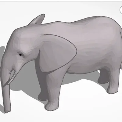Mô hình Elefent 3D