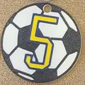 Soccer Ball Earrings/Keychain/Pendant - Thumbnail 7