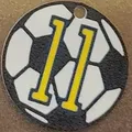 Soccer Ball Earrings/Keychain/Pendant - Thumbnail 13