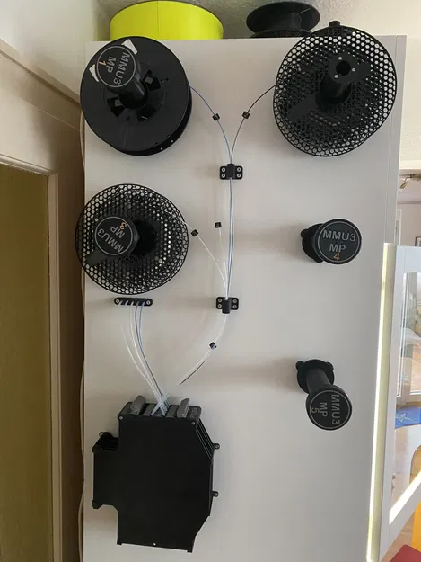 Giá đỡ cuộn dây MMU3 gắn tường, gắn tủ Ikea - Image 1