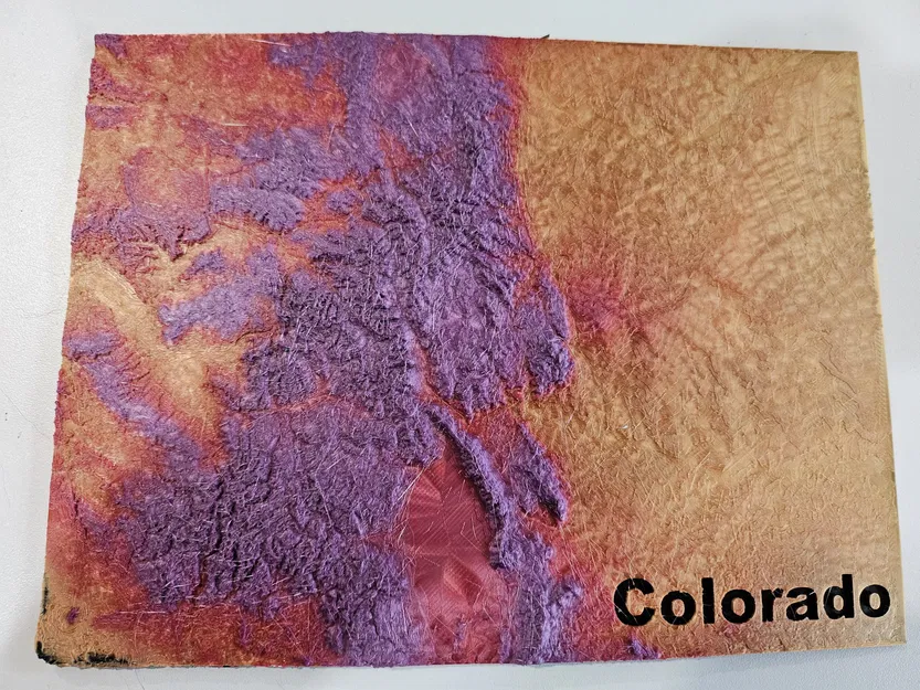 Bản đồ địa hình Colorado - Dùng cho Ender 3 - Image 1