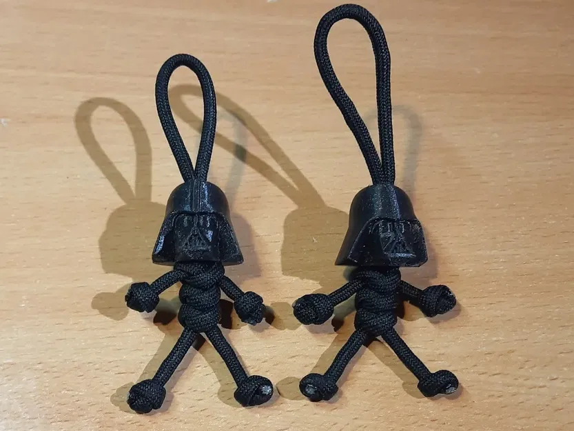Hạt charm paracord hình Darth Vader - Image 1