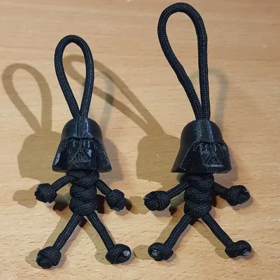 Hạt charm paracord hình Darth Vader