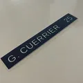 Customizable Hockey Locker Name Plate - Thumbnail 3
