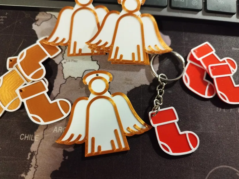 Móc Khóa Giáng Sinh - Đồ Trang Trí - Thẻ Quà Tặng - Image 1