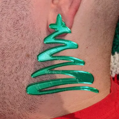 Bông Tai Cây Thông Noel Cho Lỗ Tai Xỏ Khuyên