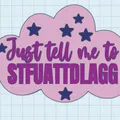STFUATTDLAGG Keychain - Thumbnail 1
