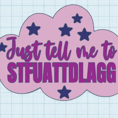 STFUATTDLAGG Keychain