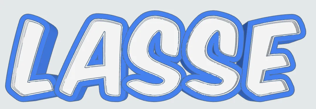 Đèn Tên LED LASSE - Image 1