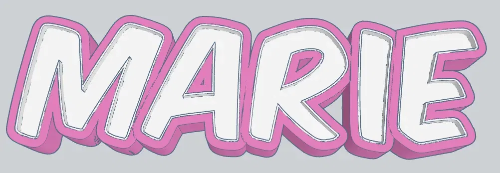 Đèn LED Tên MARIE - Image 1