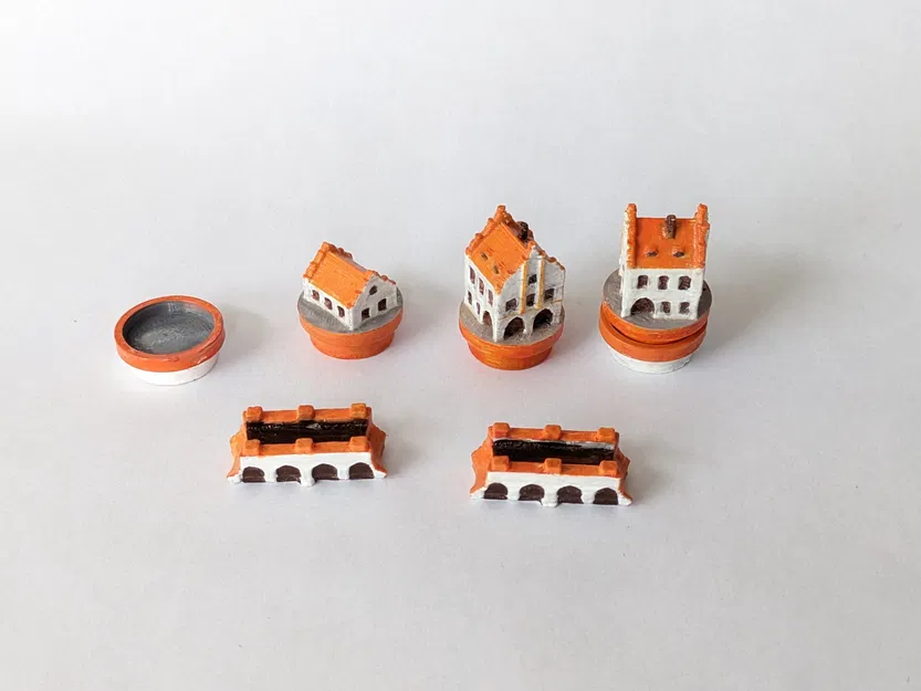 Quân cờ Catan Phong Cách Nhà Cổ Điển Séc - Image 1