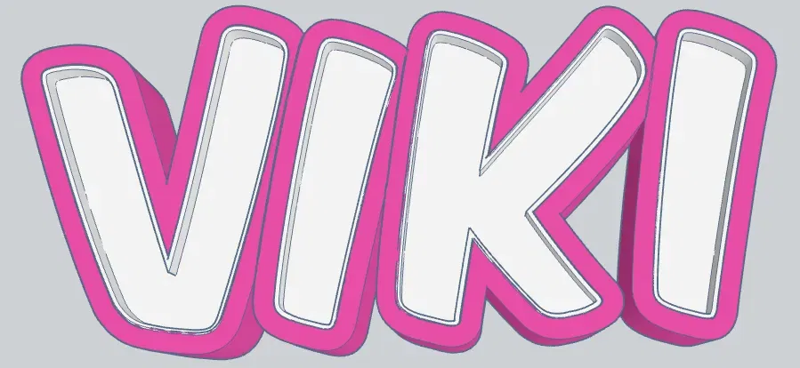 Đèn LED Tên VIKI - Image 1