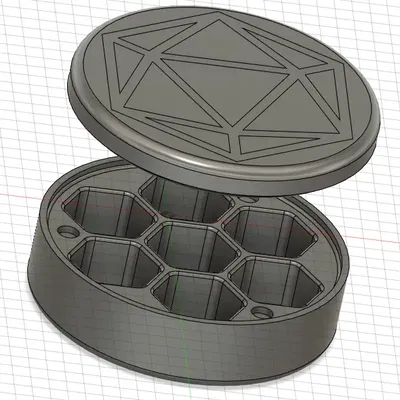 Hộp Đựng Xúc Xắc Nam Châm