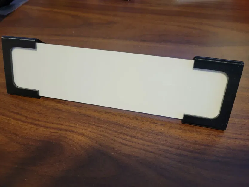 Cubicle Nametag Desktop holder - Image 1