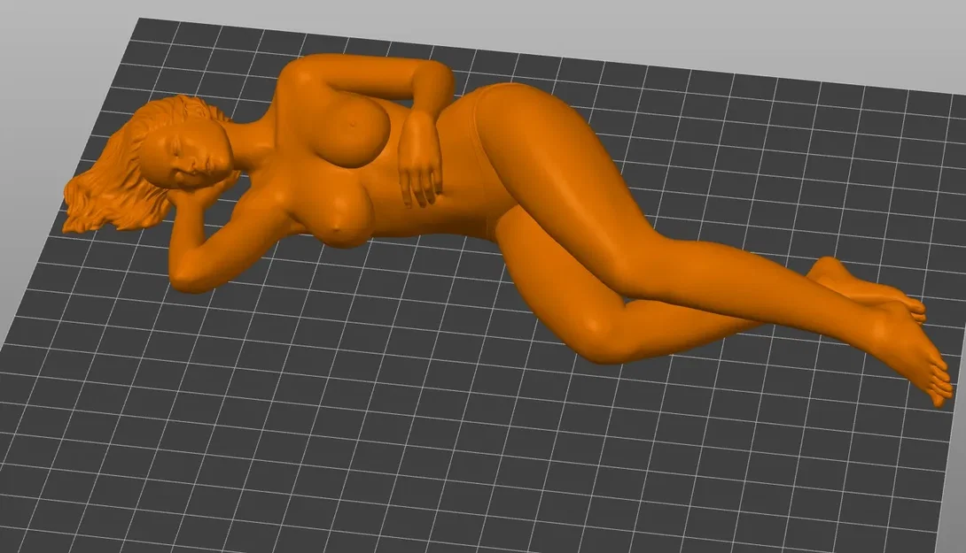 Mô hình 3D Cô gái - Image 1