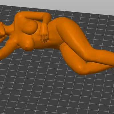 Mô hình 3D Cô gái