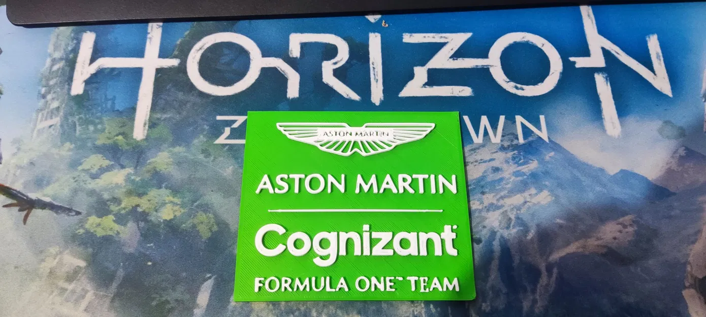 Tấm Biển Aston Martin F1 Cognizant - Image 1