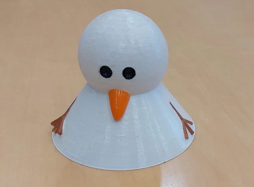 Dụng Cụ Cào Băng Hình Người Tuyết Tan Chảy - Image 1