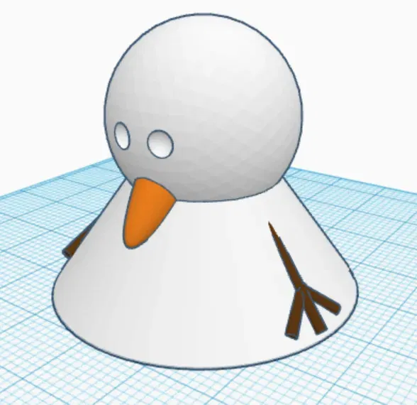 Dụng Cụ Cào Băng Hình Người Tuyết Tan Chảy - Image 2